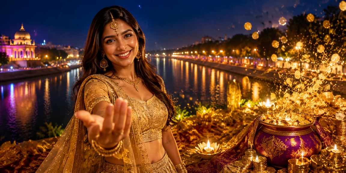 A woman holding a phone showing payment confirmation via Paytm in Ahmedabad