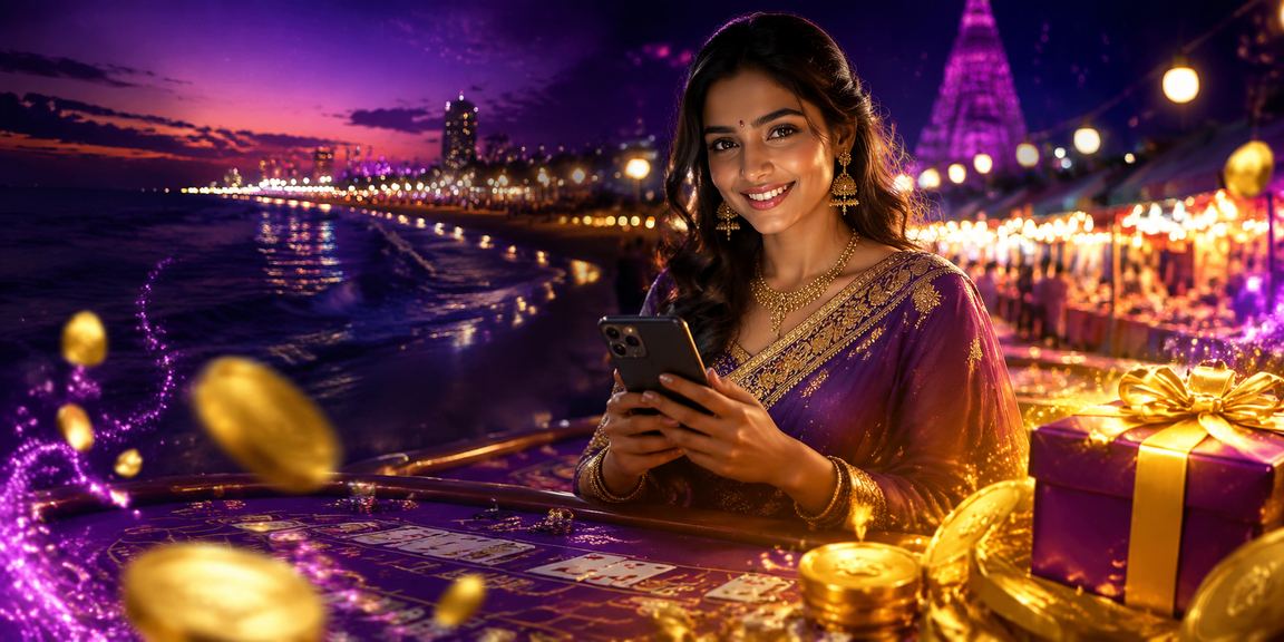 Players enjoying live baccarat at a casino market in Chennai