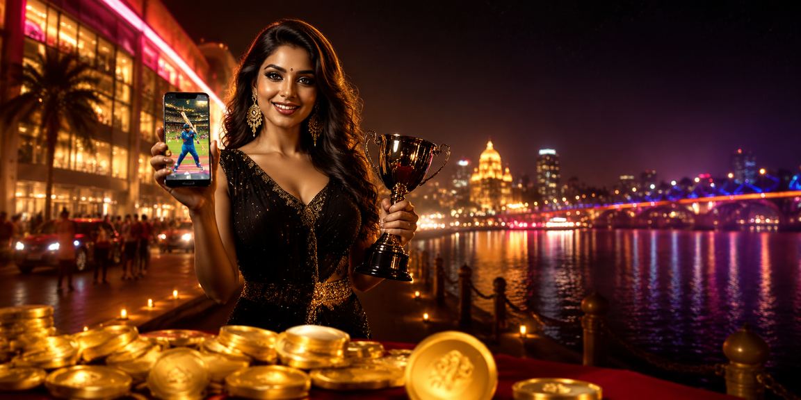 People enjoying lottery and cricket betting with festive Bollywood style in Delhi
